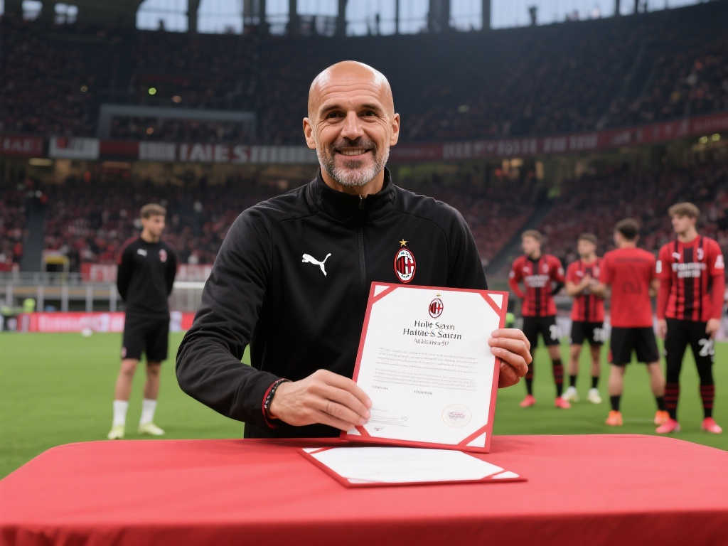 官方宣布：孔塞桑接掌AC米兰教鞭，合同锁定至2026年